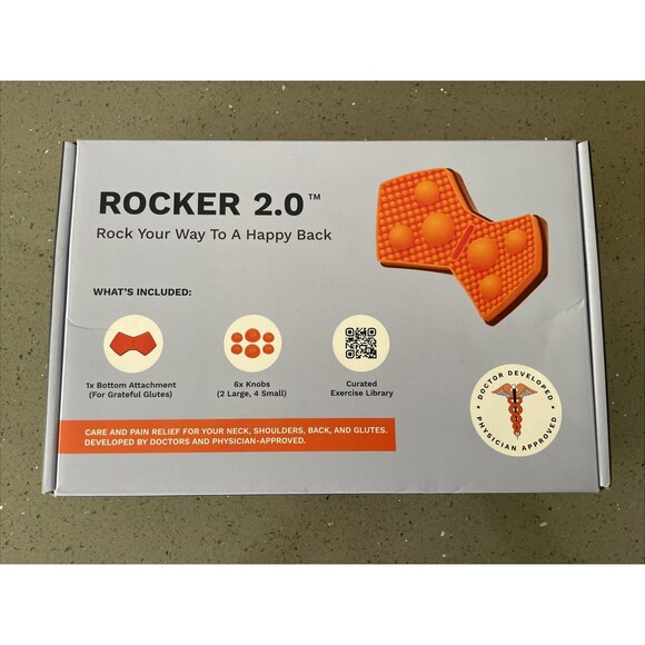 Rocker 2.0: Massage Tool for Glutes Pain Relief (Open - Box / New) - Picture 1 of 7